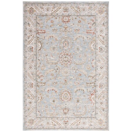 Safavieh 8 x 10 ft. Hamilton Global Power Loomed Rectangle Area Rug Blue & Gold HLT108M-8